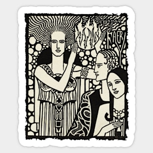 The Woman of Faery Sticker